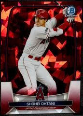 Shohei Ohtani [Red] #67 Baseball Cards 2023 Bowman Chrome Sapphire Prices
