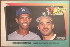Teenage Sensations [R. Martinez, O. Guillen] #706 Baseball Cards 1992 Fleer Prices