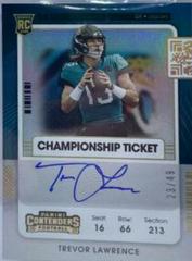 Trevor Lawrence [Autograph Championship] Football Cards 2021 Panini Contenders Prices