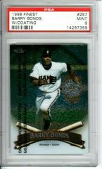 Barry Bonds [w/ Coating] #257 Baseball Cards 1998 Finest Prices
