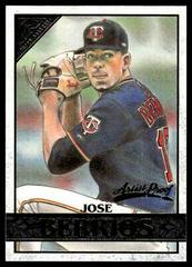 Jose Berrios #63 Baseball Cards 2020 Topps Gallery Prices