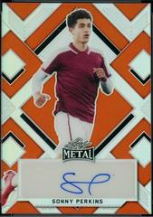 Sonny Perkins [Prismatic Orange] #BA-SP1 Soccer Cards 2022 Leaf Metal Autographs Prices