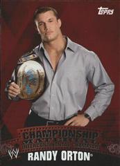 Randy Orton [Unified Puzzle Back] Wrestling Cards 2010 Topps WWE Championship Material Prices
