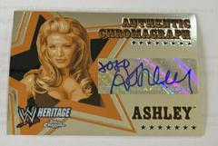 Ashley Wrestling Cards 2006 Topps Heritage Chrome WWE Autographs Prices