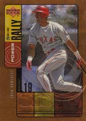 Juan Gonzalez #P5 Baseball Cards 2000 Upper Deck Power Rally Prices