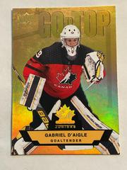 Gabriel D'Aigle #GT-15 Hockey Cards 2023 Upper Deck Team Canada Juniors Go To The Top Prices