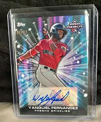 Yanquiel Fernandez #FC-YF Baseball Cards 2023 Topps Pro Debut Future Cornerstones Autographs Prices