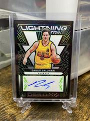 Danilo Gallinari [Green] #LSS-DNG Basketball Cards 2021 Panini Obsidian Lightning Strike Signatures Prices