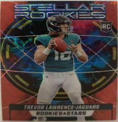 Trevor Lawrence [Red Scope] Football Cards 2021 Panini Rookies and Stars Stellar Prices