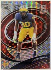 Daxton Hill [Red] #4 Football Cards 2022 Panini Chronicles Draft Picks Spectra Prices