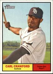 Carl Crawford #289 Baseball Cards 2010 Topps Heritage Prices