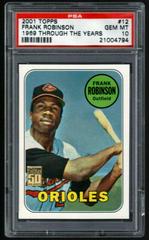 Frank Robinson [1969] #12 Baseball Cards 2001 Topps Through the Years Prices