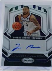 Tyrese Martin Basketball Cards 2022 Panini Chronicles Draft Picks Certified College Roll Call Autographs Prices