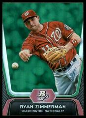 Ryan Zimmerman #86 Baseball Cards 2012 Bowman Platinum Prices