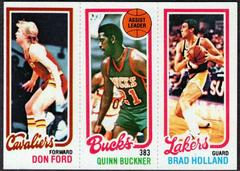 Ford, Buckner, Holland Basketball Cards 1980 Topps Prices