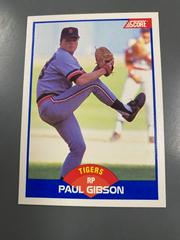 Paul Gibson #595 Baseball Cards 1989 Score Prices