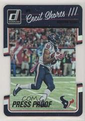 Cecil Shorts III [Press Proof Silver Die Cut] #116 Football Cards 2016 Panini Donruss Prices