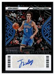 Josh Giddey #SC-JGD Basketball Cards 2022 Panini Contenders Sophomore Autographs Prices