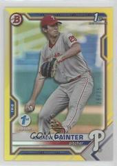 Andrew Painter [Yellow Foil] Baseball Cards 2021 Bowman Draft 1st Edition Prices