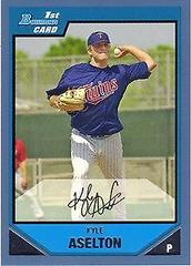Kyle Aselton Baseball Cards 2007 Bowman Prospects Prices