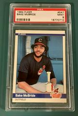 Bake McBride #547 Baseball Cards 1984 Fleer Prices