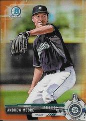 Andrew Moore [Orange Refractor] #BCP152 Baseball Cards 2017 Bowman Chrome Prospects Prices