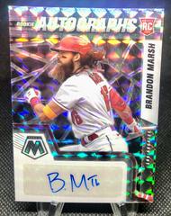 Brandon Marsh [Mosaic] Baseball Cards 2022 Panini Mosaic Rookie Autographs Prices