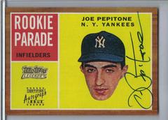 Joe Pepitone Baseball Cards 2001 Topps Team Legends Autograph Prices