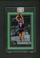 Pete Maravich [Green] Basketball Cards 2020 Panini One and One Prices