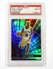 Tony Parker [Refractor] #110 Basketball Cards 2001 Topps Pristine Prices