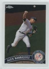 Alex Rodriguez #100 Baseball Cards 2011 Topps Chrome Prices