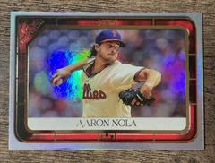 Aaron Nola [Red] #177 Baseball Cards 2021 Topps Gallery Prices