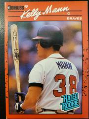 Kelly Mann #46 Baseball Cards 1990 Donruss Aqueous Test Prices