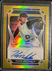 Kade Mechals [Gold Prizm] Baseball Cards 2021 Panini Prizm Draft Picks Autographs Prices