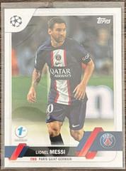 Lionel Messi [1st Edition] #1 Soccer Cards 2022 Topps UEFA Club Competitions Prices