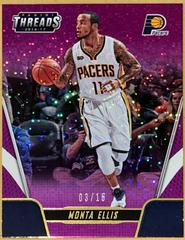 Monta Ellis [Dazzle Purple] Basketball Cards 2016 Panini Threads Prices