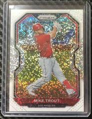 Mike Trout [White Sparkle Prizm] Baseball Cards 2021 Panini Prizm Prices