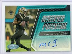 Marquez Callaway [Teal] #CPS-MCA Football Cards 2022 Panini Certified Potential Signatures Prices