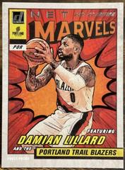Damian Lillard [Press Proof] Basketball Cards 2021 Panini Donruss Net Marvels Prices