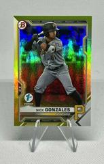Nick Gonzales [Yellow Foil] #BD-16 Baseball Cards 2021 Bowman Draft 1st Edition Prices