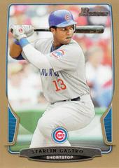 Starlin Castro [Gold] #17 Baseball Cards 2013 Bowman Prices
