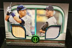 Derek Jeter [Green] Baseball Cards 2022 Topps Tribute Dual Relics Prices