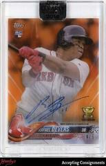 Rafael Devers [Autograph Orange] #RD Baseball Cards 2018 Topps Clearly Authentic Prices