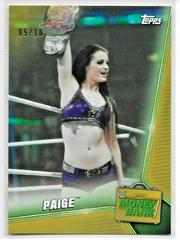 Paige [Gold] Wrestling Cards 2019 Topps WWE Money in the Bank Prices