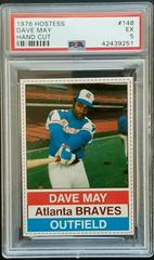 Dave May [Hand Cut] #148 Baseball Cards 1976 Hostess Prices