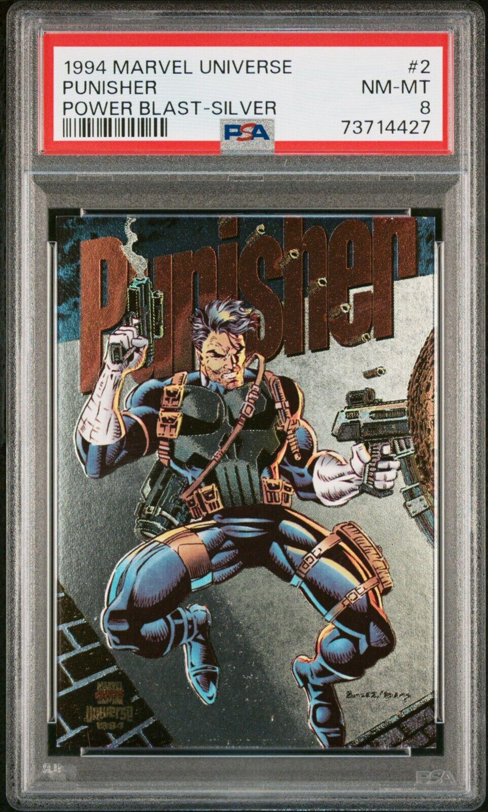 Punisher [Silver] #2 Marvel 1994 Universe Powerblast