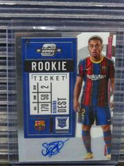 Sergino Dest [Autograph] #6 Soccer Cards 2020 Panini Chronicles Contenders Rookie Ticket La Liga Prices
