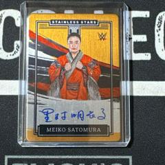 Meiko Satomura [Gold] Wrestling Cards 2022 Panini Impeccable WWE Stainless Stars Autographs Prices