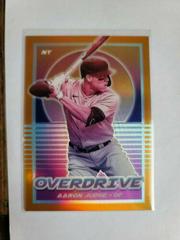 Aaron Judge [Neon Orange] Baseball Cards 2021 Panini Chronicles Overdrive Prices