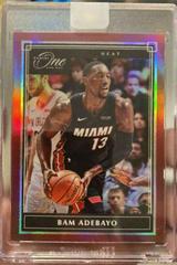 Bam Adebayo [Red] Basketball Cards 2019 Panini One and One Prices